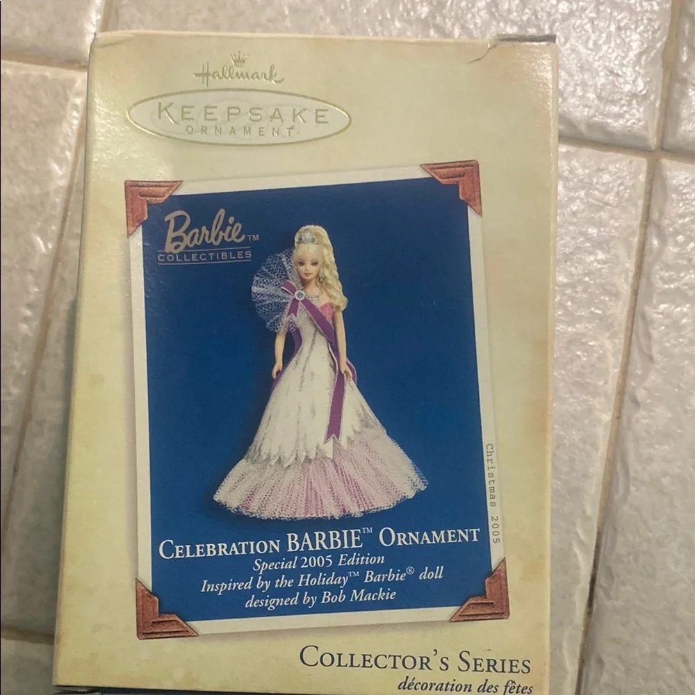 Hallmark Celebration Holiday Barbie 2005 Special Edition Keepsake Ornament - Picture 1 of 4